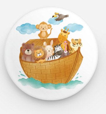 Collectible Button for Bible Story Box