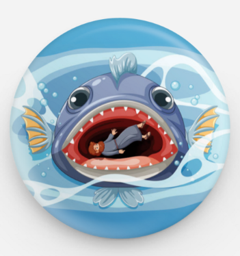 Collectible Button for Bible Story Box